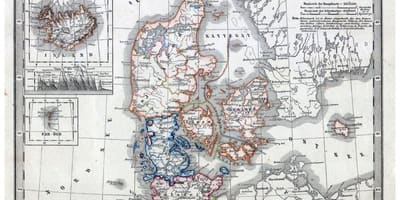 Старата карта Дания