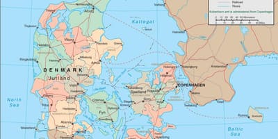 Карта на ферибот за Дания 